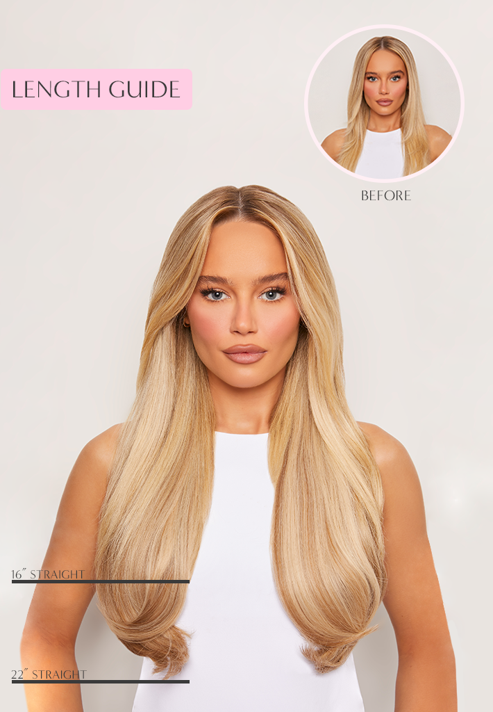 Tape Hair Extensions length guide
